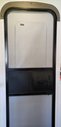 RV Entry Door window cover